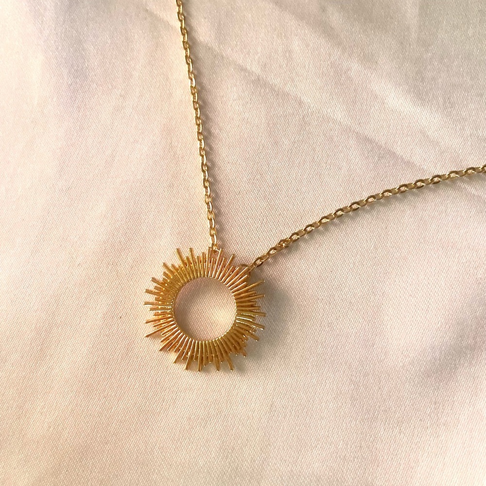 Gold Sun necklace